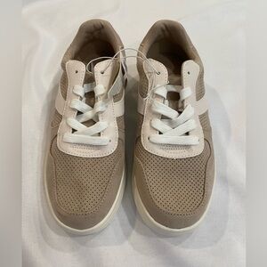 Old Navy Tan and White Athletic Shoes